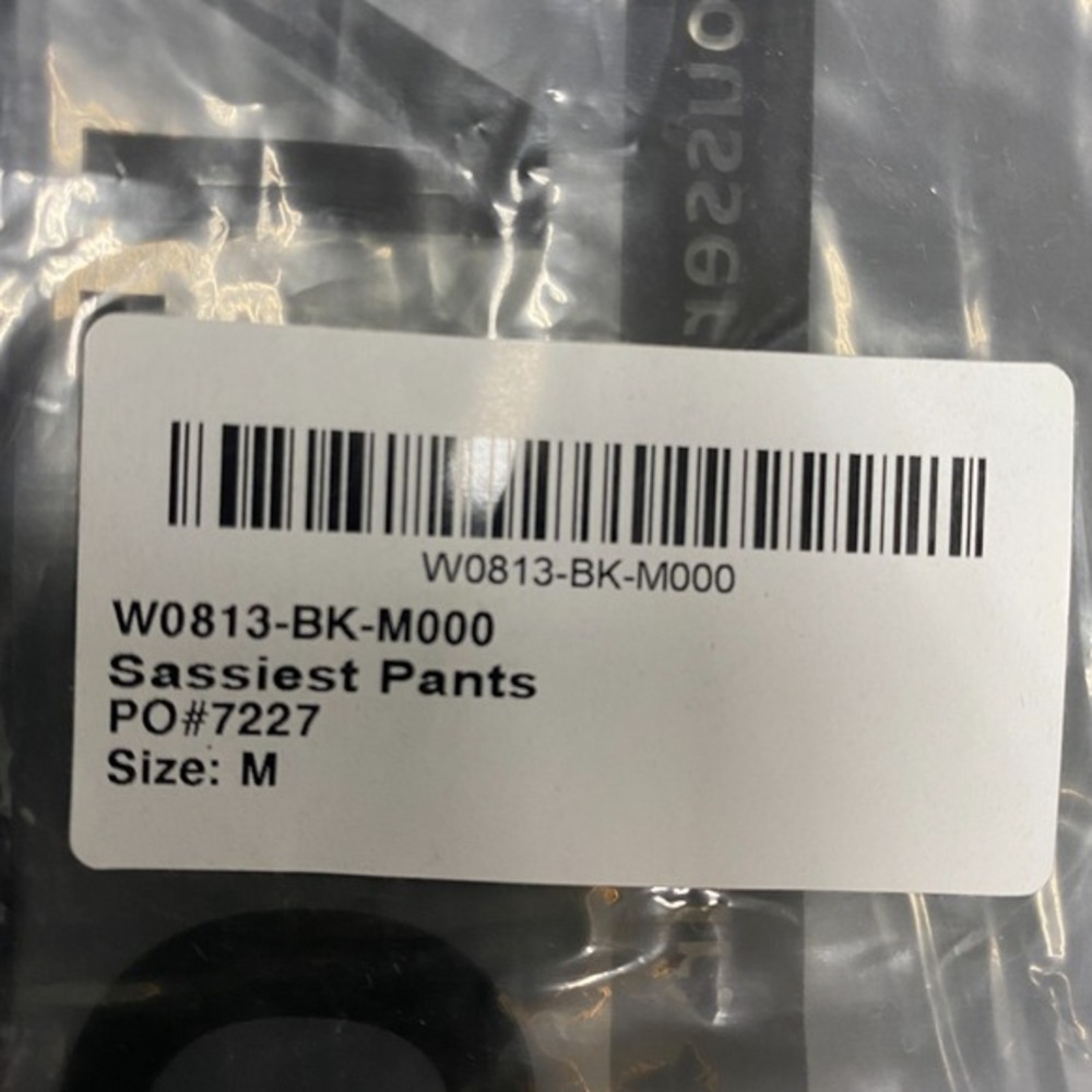 Betabrand Sassiest Pants Womens Medium Black Faux Wrap Skirt Cropped Stretch - Picture 7 of 8